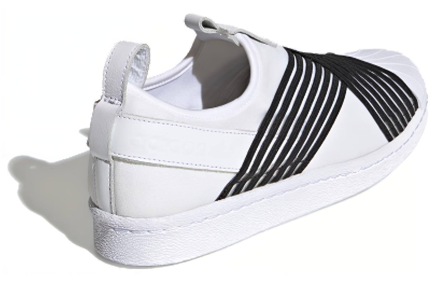 Shop 愛迪達 Originals Superstar 休閒懶人板鞋 女款 黑條紋