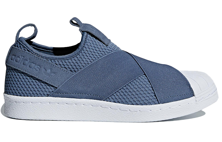 Order adidas Originals Superstar Slipon 板鞋 女款 霧霾藍