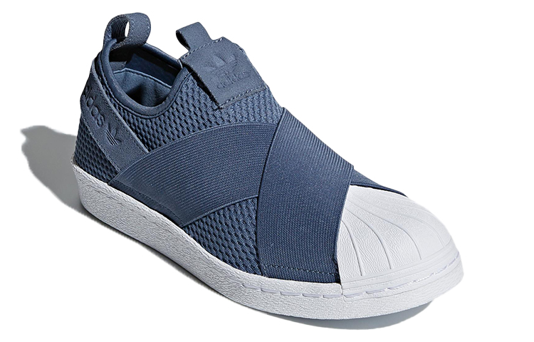 Lookbook adidas Originals Superstar Slipon 板鞋 女款 霧霾藍