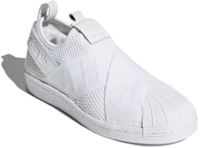 (W) 阿迪达斯 Superstar Slip-On "云白" CQ2381 Lookbook (W) 阿迪达斯 Superstar Slip-On "云白" CQ2381