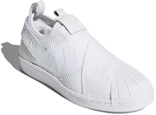 (Women) adidas Superstar Slip-On 'Cloud White' CQ2381 Lookbook (Women) adidas Superstar Slip-On 'Cloud White' CQ2381