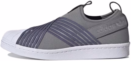 (Women) adidas Superstar Slip On 'Grey Raw Indigo' CG6012 (Women) adidas Superstar Slip On 'Grey Raw Indigo' CG6012
