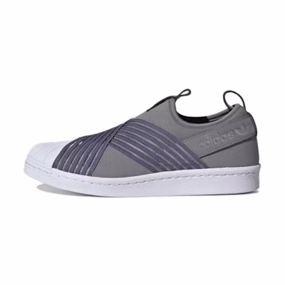 (W) adidas Superstar Slip On 'Grey Raw Indigo'