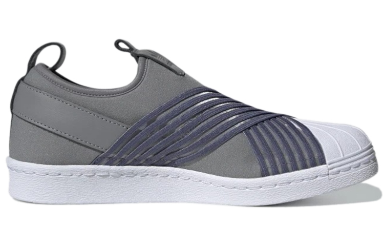 Order (W) adidas Superstar Slip On ''Grau Raw Indigo'' CG6012