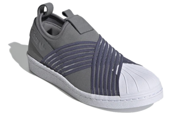 Lookbook (W) adidas Superstar Slip On ''Grau Raw Indigo'' CG6012