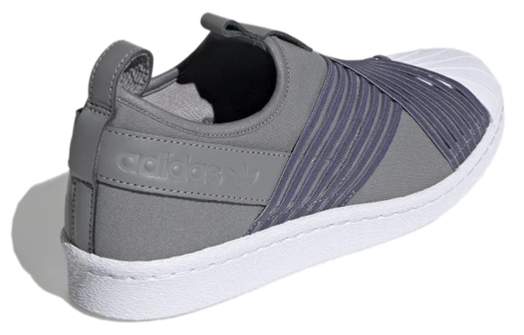 Shop (W) adidas Superstar Slip On ''Grau Raw Indigo'' CG6012