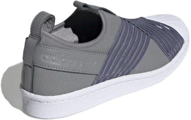 (Women) adidas Superstar Slip On 'Grey Raw Indigo' CG6012 Shop (Women) adidas Superstar Slip On 'Grey Raw Indigo' CG6012