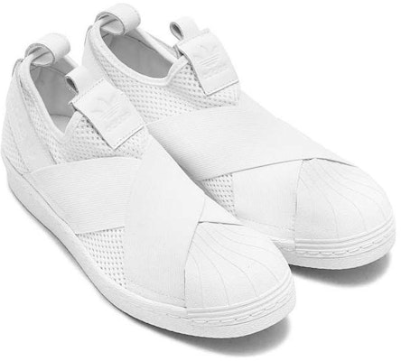 (Women) adidas Superstar Slip on Footwear 'White' BY2885 Lookbook (Women) adidas Superstar Slip on Footwear 'White' BY2885