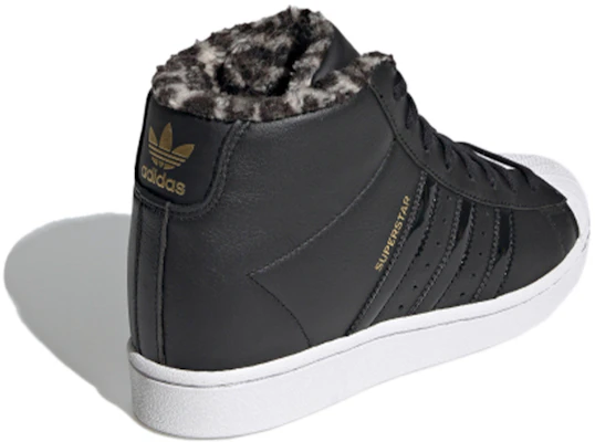adidas originals Superstar Up 加絨 中幫 板鞋 女款 黑白金 Lookbook adidas originals Superstar Up 加絨 中幫 板鞋 女款 黑白金