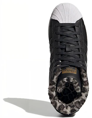 adidas originals Superstar Up 加絨 中幫 板鞋 女款 黑白金 Shop adidas originals Superstar Up 加絨 中幫 板鞋 女款 黑白金