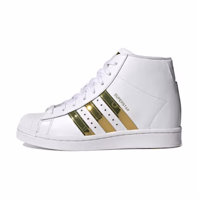 (W) adidas Superstar Up 'White Gold Metallic'