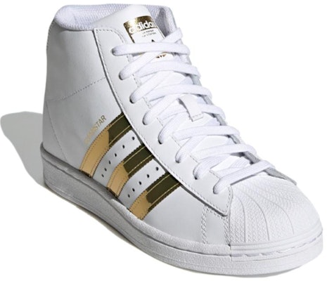(Women) adidas Superstar Up 'White Gold Metallic' FW3905 Lookbook (Women) adidas Superstar Up 'White Gold Metallic' FW3905