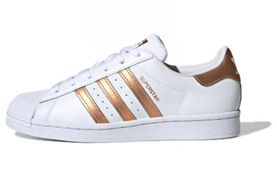 (Women) adidas Superstar White Copper Metallic