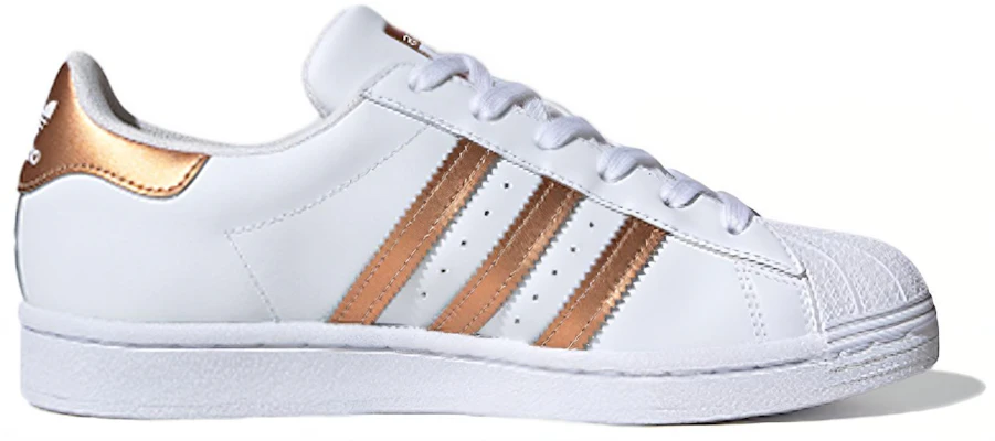 (W) adidas Superstar Putih Tembaga Metalik FX7484 Shop (W) adidas Superstar Putih Tembaga Metalik FX7484