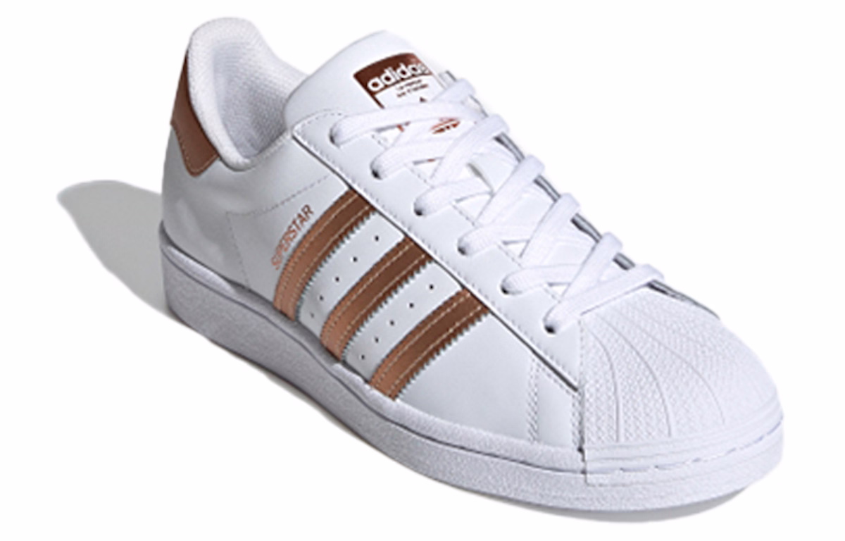 (Women) adidas Superstar White Copper Metallic