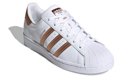 (Women) adidas Superstar White Copper Metallic