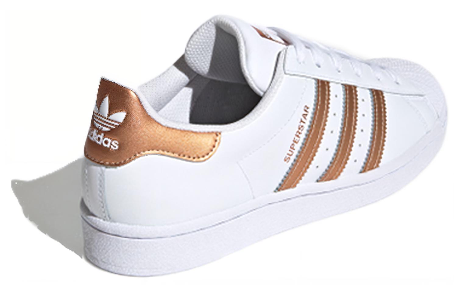 Purchase (W) adidas Superstar Putih Tembaga Metalik FX7484