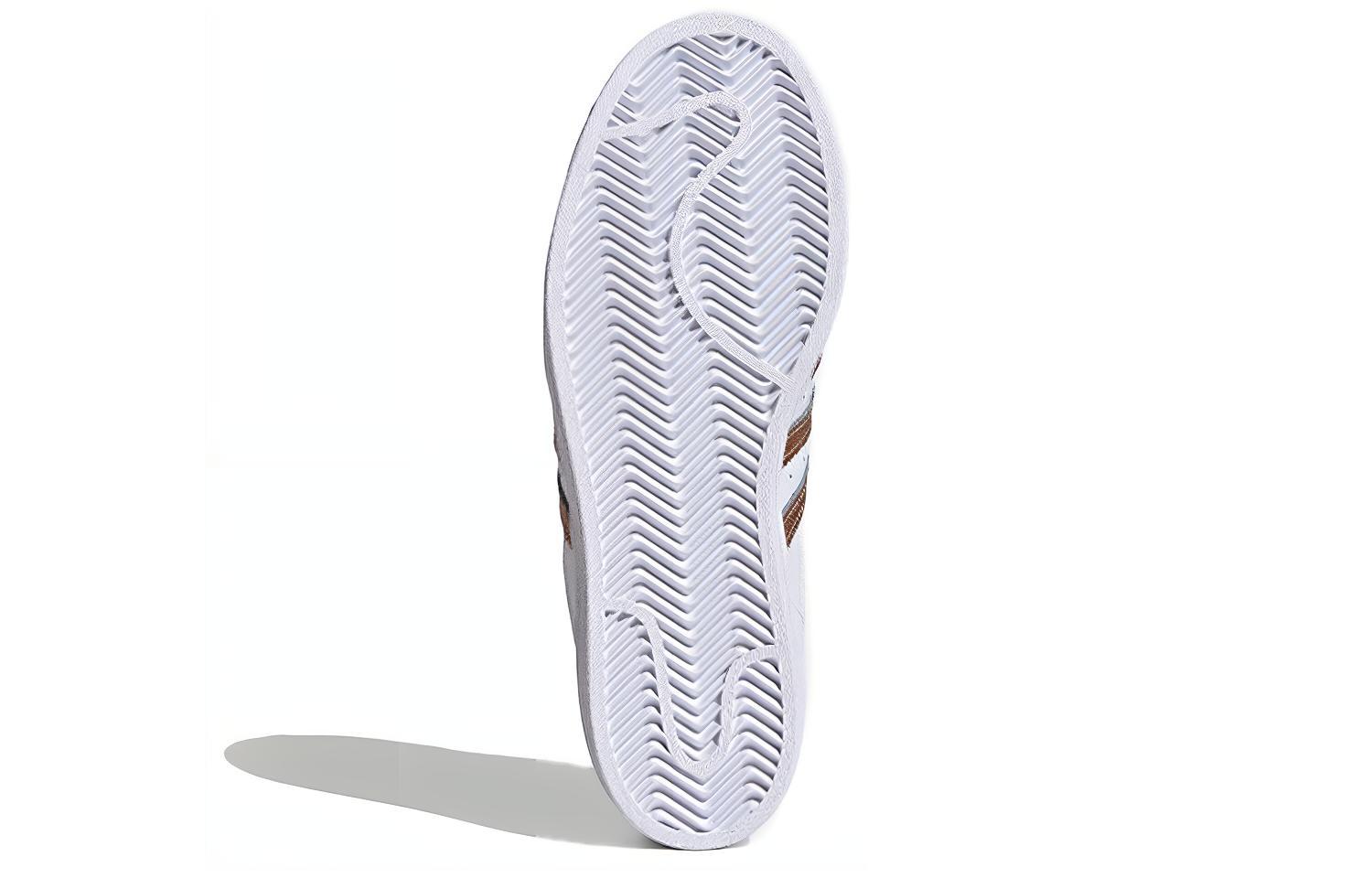 Cheap (W) adidas Superstar Putih Tembaga Metalik FX7484