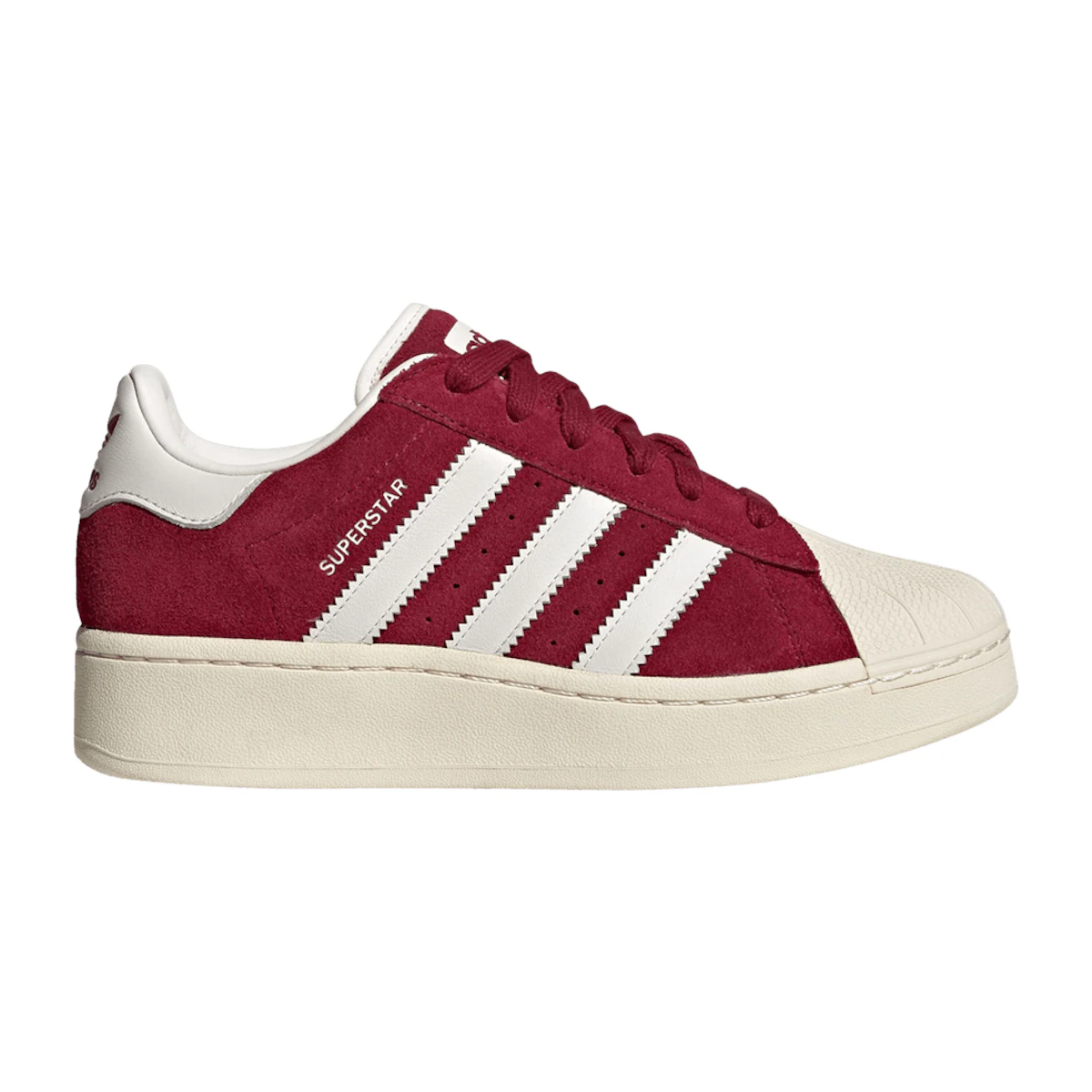 Buy Women adidas Superstar XLG Collegiate Burgundy White IF8124 Novelship