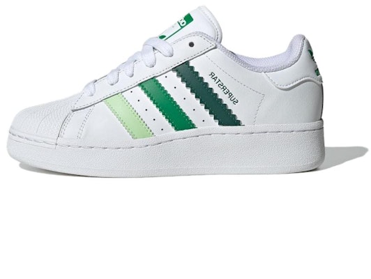 (Women) adidas Superstar XLG 'White Collegiate Green' IF9121 Buy (Women) adidas Superstar XLG 'White Collegiate Green' IF9121