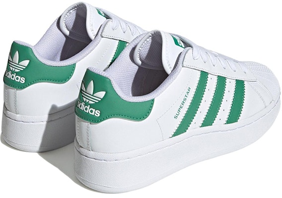 (Women) adidas Superstar XLG 'White Semi Court Green' IF3002 Shop (Women) adidas Superstar XLG 'White Semi Court Green' IF3002