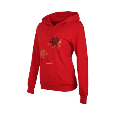 (Women) adidas Sweat Pullover Hoodie Light Scarlet DZ7602