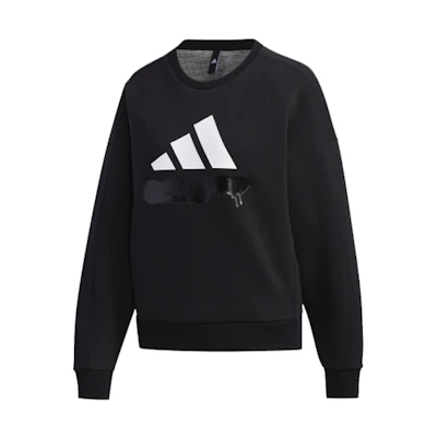 (Women) adidas Sweat Rebel Oversized Sweatshirt Women’s Black GG3394