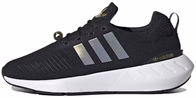 (Women) adidas Swift Run 22 'Black Gold White' GY9575 (Women) adidas Swift Run 22 'Black Gold White' GY9575