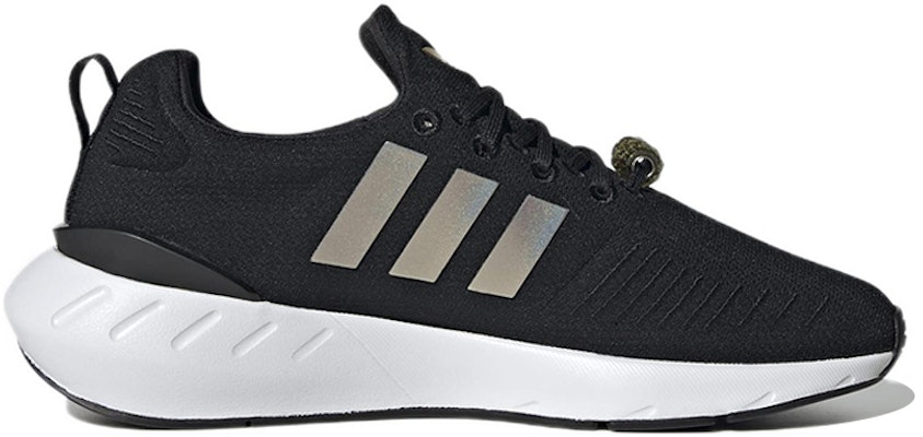 (Women) adidas Swift Run 22 'Black Gold White' GY9575 Order (Women) adidas Swift Run 22 'Black Gold White' GY9575