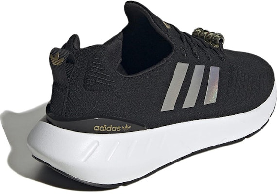 (Women) adidas Swift Run 22 'Black Gold White' GY9575 Shop (Women) adidas Swift Run 22 'Black Gold White' GY9575