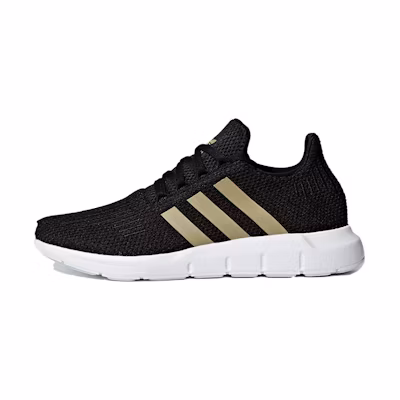 (W) adidas Swift Run 'Black Tech Silver'
