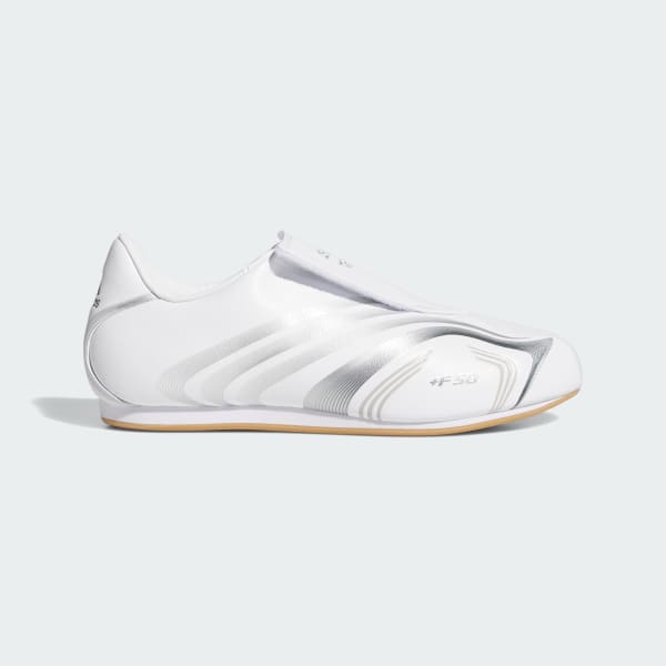 (Women) Adidas Taekwondo F50 Martial Arts Shoes Cloud White/Silver Metallic/Iron Metallic JR6404