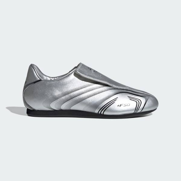 (Women) adidas Taekwondo F50 Sneakers Silver Metallic/Core Black/Silver Metallic IH1873