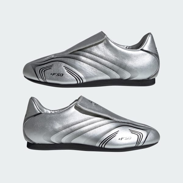 Cheap (W) adidas Taekwondo F50 Sneaker Silber Metallic/Core Schwarz/Silber Metallic IH1873