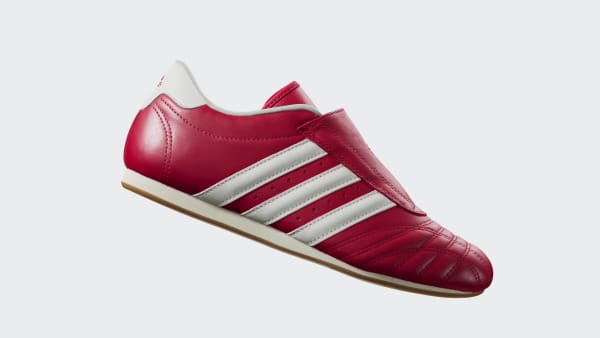 Lookbook (Women) Adidas Taekwondo Martial Arts Sneakers Off White/Better Scarlet/Gum JS4020