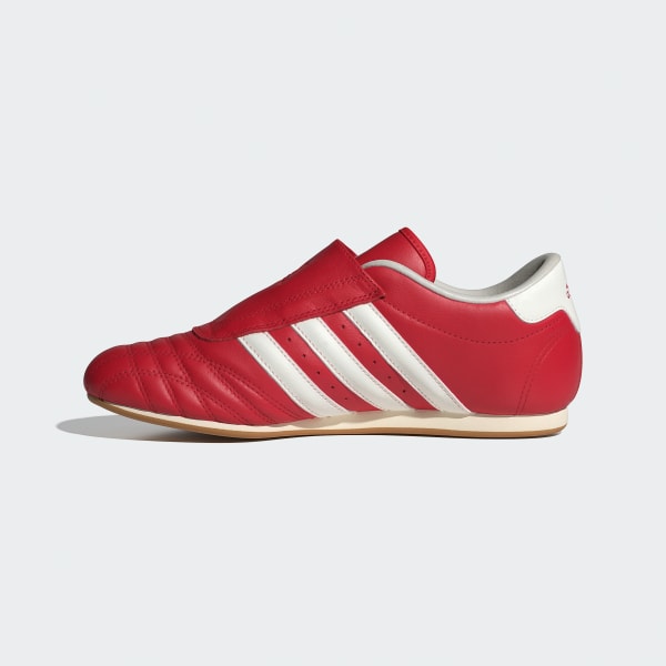 Cheap (Women) Adidas Taekwondo Martial Arts Sneakers Off White/Better Scarlet/Gum JS4020