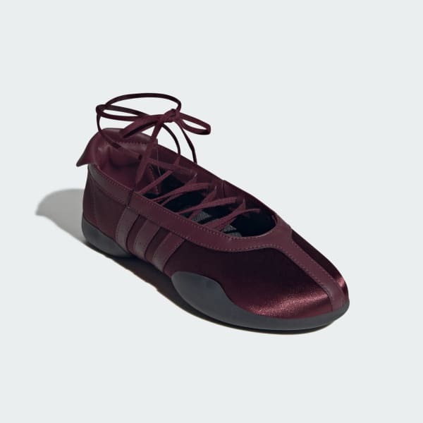 Shop (W) adidas Taekwondo MEI Kasut Ballet Merah Hati/Hitam Core KJ8371