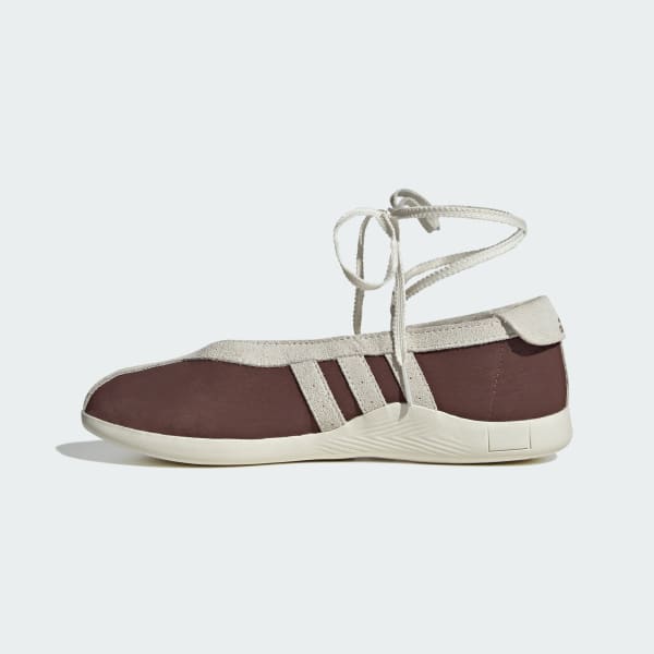 Details for (W) adidas 跆拳道 Mei 二手運動鞋 棕色/米白/金屬金 KK3238
