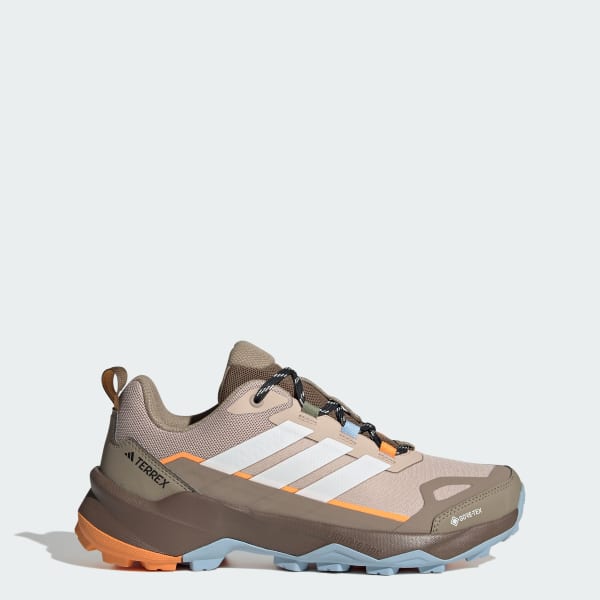 (Women) Adidas Tarex Skychaser AX5 GTX Hiking Wonder Taupe/Off White/Glow Blue HP7169