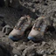 Details for (W) Adidas Terrex Skychaser AX5 GTX Senderismo Taupe/Blanco/Glow Azul HP7169