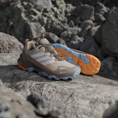 (W) Adidas Terrex Skychaser AX5 GTX Senderismo Taupe/Blanco/Glow Azul HP7169 1