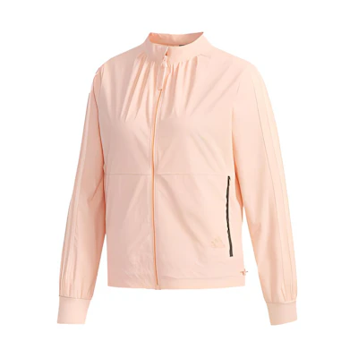 (Women) adidas Team Issue Athletic Casual Comfort Jacket in Shiny Pink EH3920