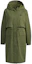 Order (Women) adidas Tech Jkt Long Fleece Lined Hooded Jacket Olive Green GP0632