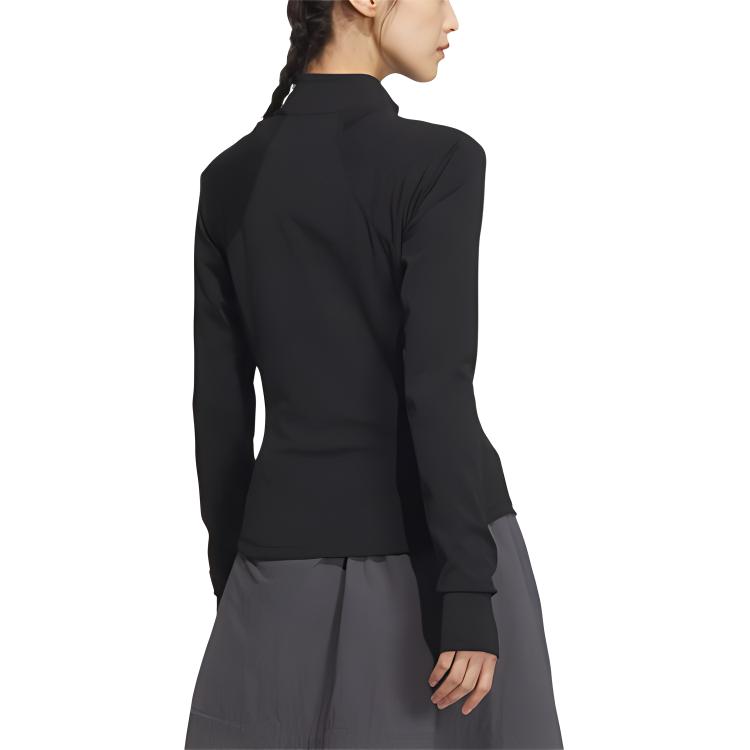 (Women) adidas Tech Slim Knit Jacket Black - Running, Gym, Yoga, Training Wear JJ1115 圖 4