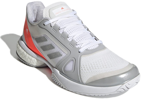 (Women) adidas Tennis x Stella McCartney Court Tennis 'White Silver Metallic' GZ8493 Lookbook (Women) adidas Tennis x Stella McCartney Court Tennis 'White Silver Metallic' GZ8493