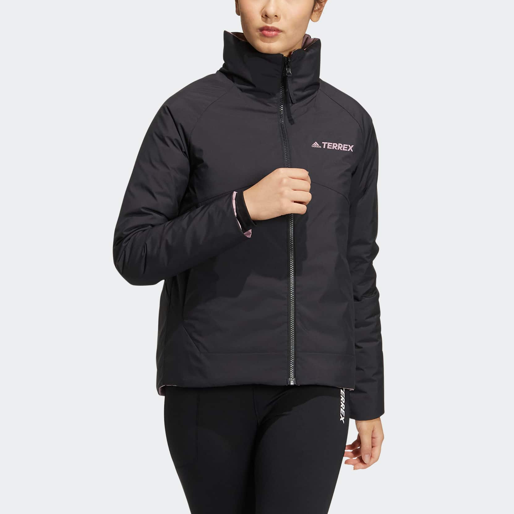 (Women) adidas Terrex 3-in-1 RR GD PK Jacket Light Purple HN1999 圖 5