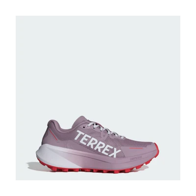 (W) adidas Terrex Agravic 3 Trail Running Shoes Preloved Fig/Cloud White/Pure Ruby