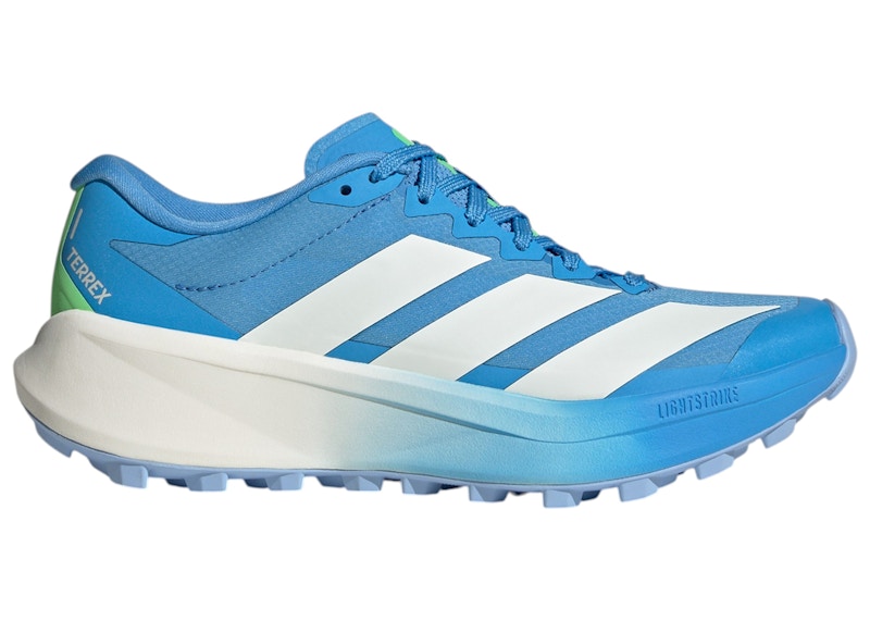 (Women) adidas Terrex Agravic 4 Trail Blue Burst Off White Lime KJ1292