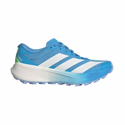 (W) adidas Terrex Agravic 4 Trail Blue Burst Off White Lime