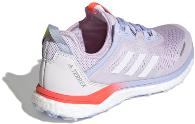 adidas Terrex Agravic Flow 防滑耐磨 低筒 跑步鞋 女款 紫色 Shop adidas Terrex Agravic Flow 防滑耐磨 低筒 跑步鞋 女款 紫色